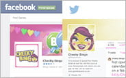 Follow Cheeky Bingo on Facebook and Twitter